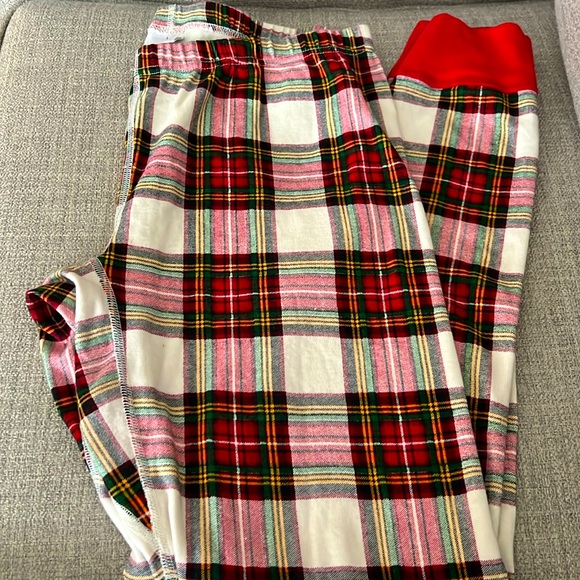 HANNA ANDERSSON Plaid Pajama bottoms jogger style Size L Men/Women - Picture 1 of 4